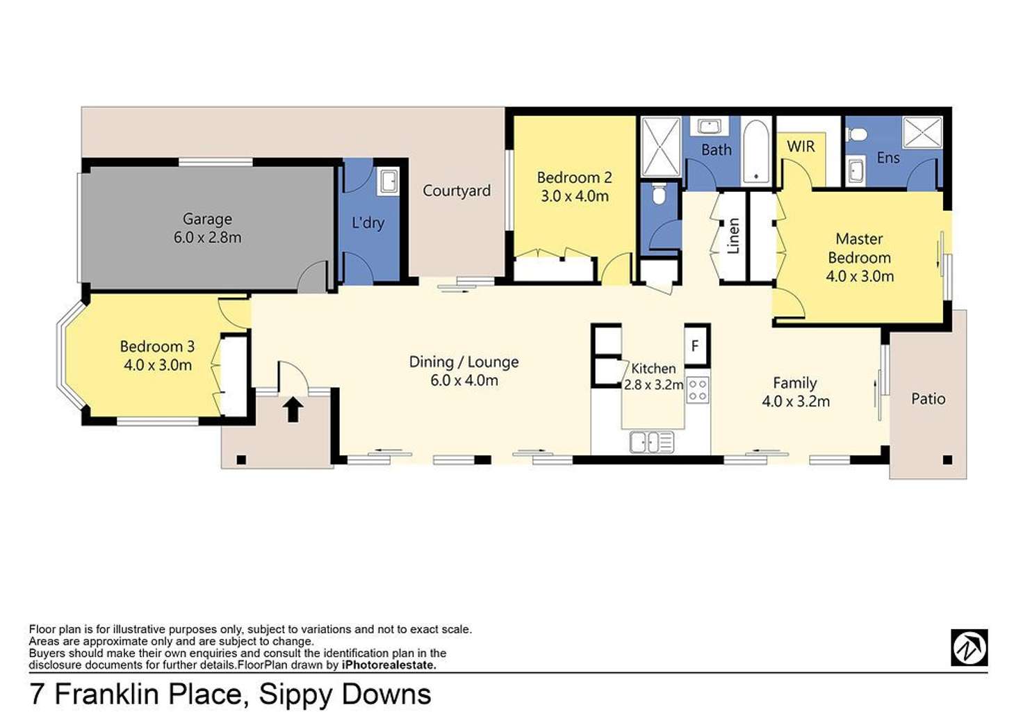 Floorplan of Homely house listing, 7 Franklin Place, Sippy Downs QLD 4556