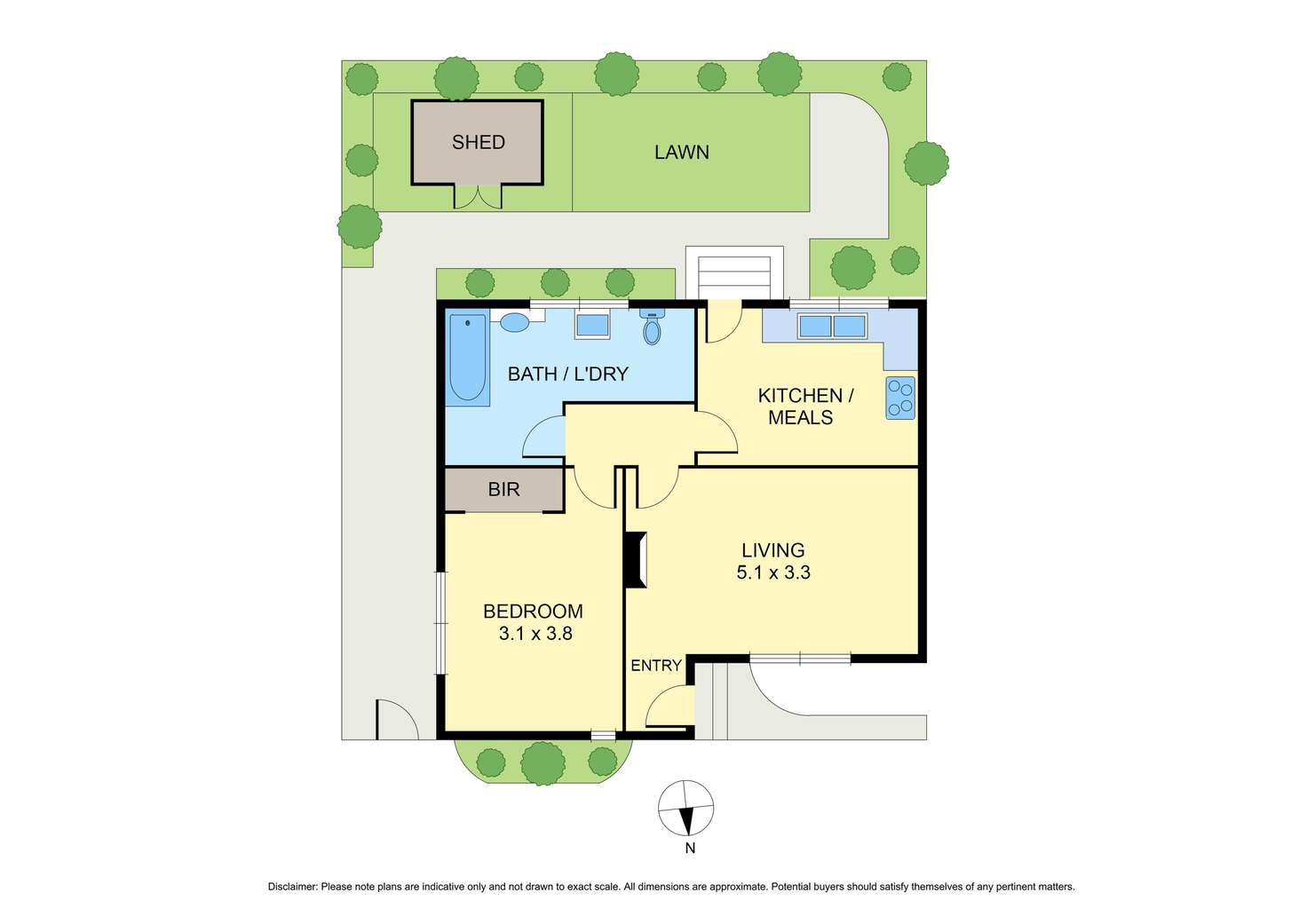 Floorplan of Homely unit listing, 5/78 The Grove, Coburg VIC 3058