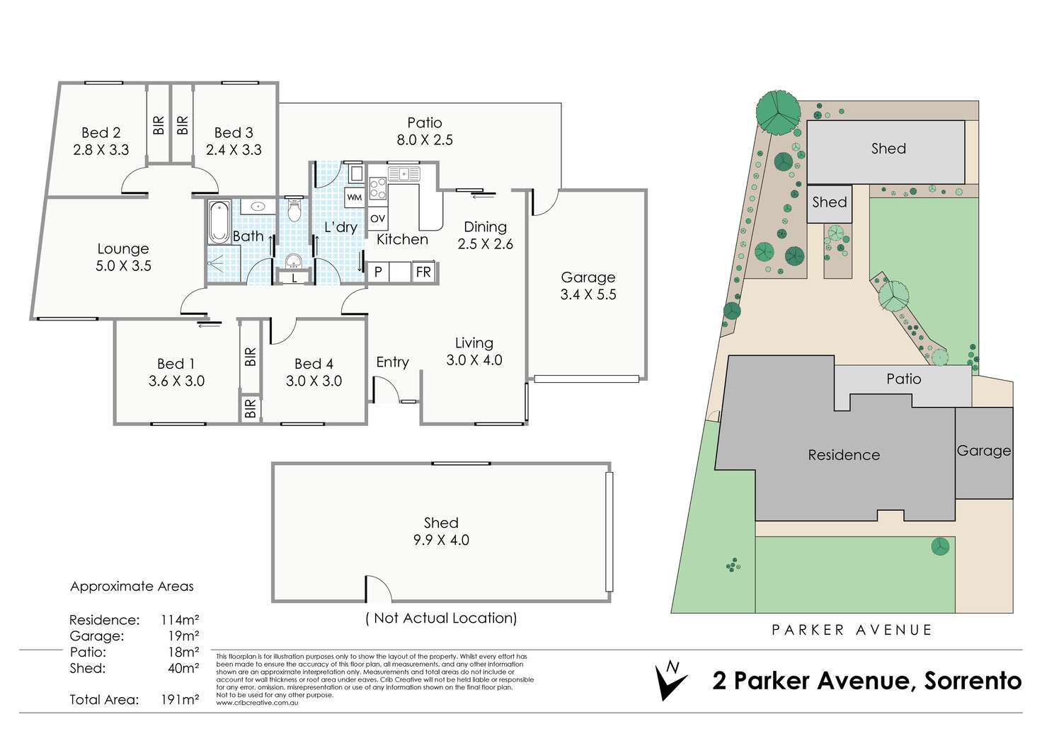 Floorplan of Homely house listing, 2 Parker Avenue, Sorrento WA 6020