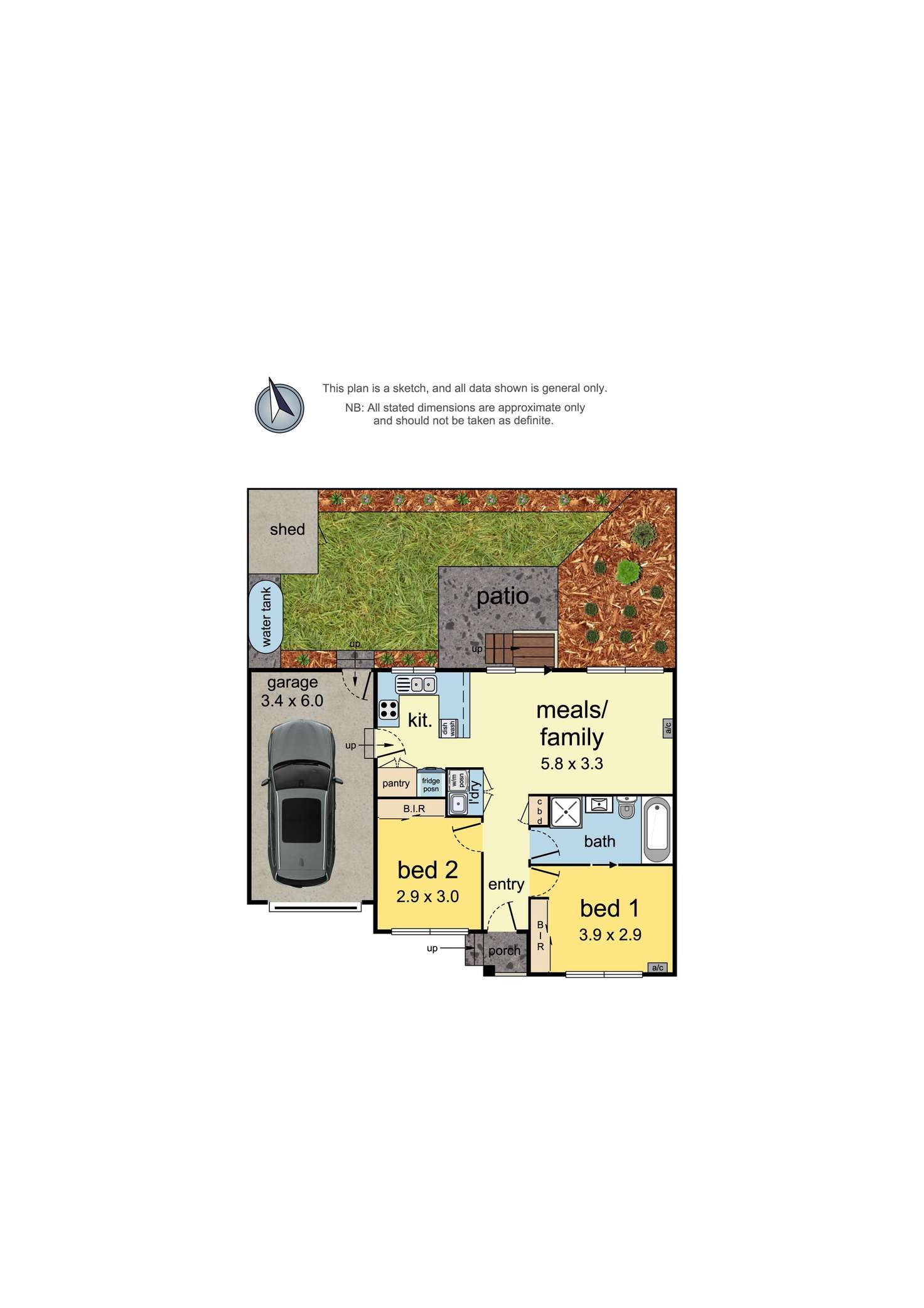 Floorplan of Homely unit listing, 4/9 Humber Road, Croydon North VIC 3136