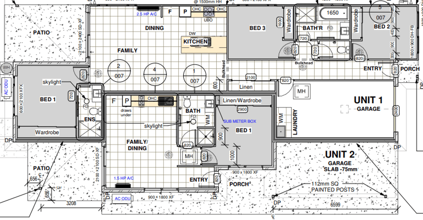 Floorplan of Homely semiDetached listing, 1/21 Heath Terrace, Park Ridge QLD 4125
