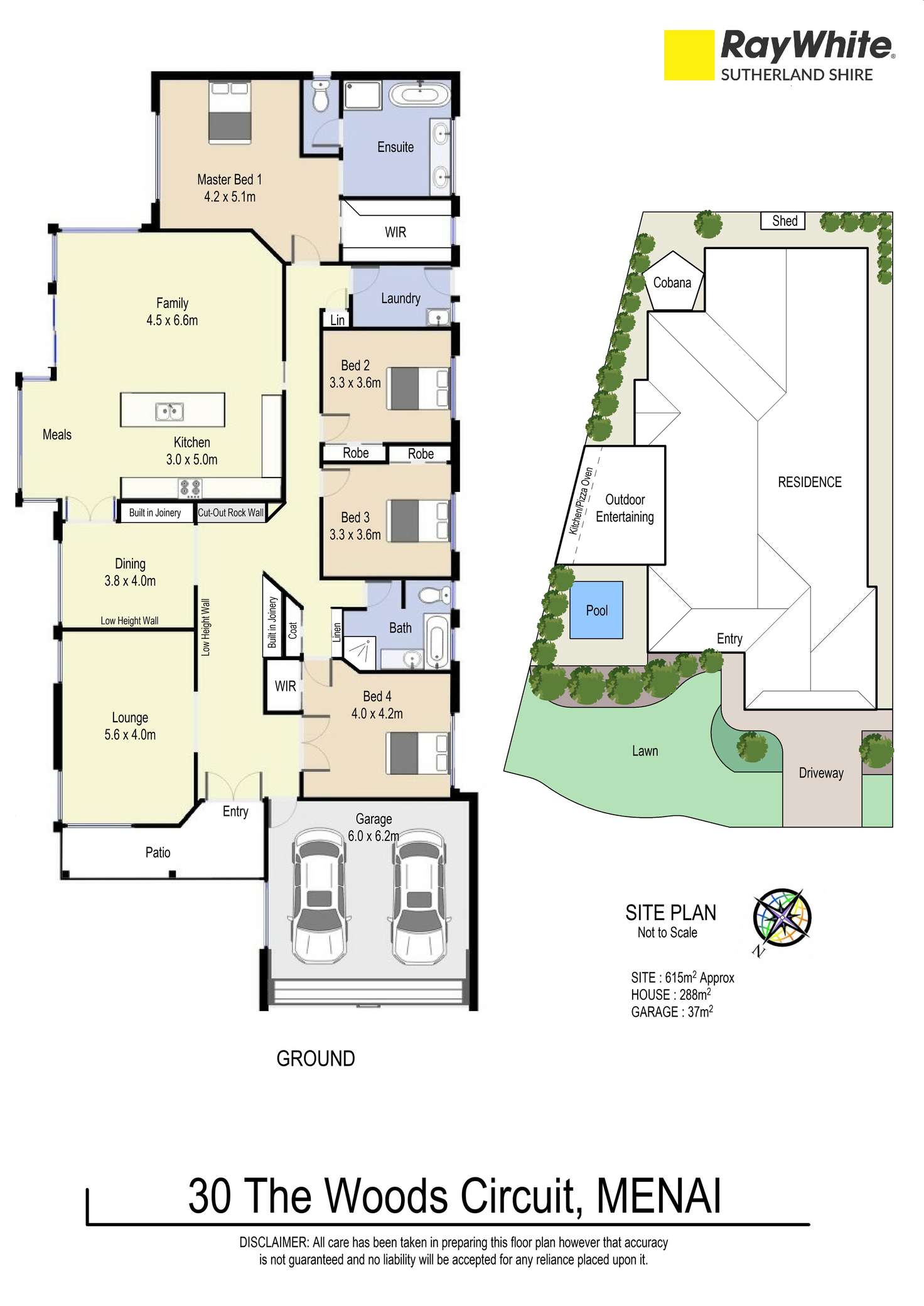 Floorplan of Homely house listing, 30 The Woods Circuit, Menai NSW 2234