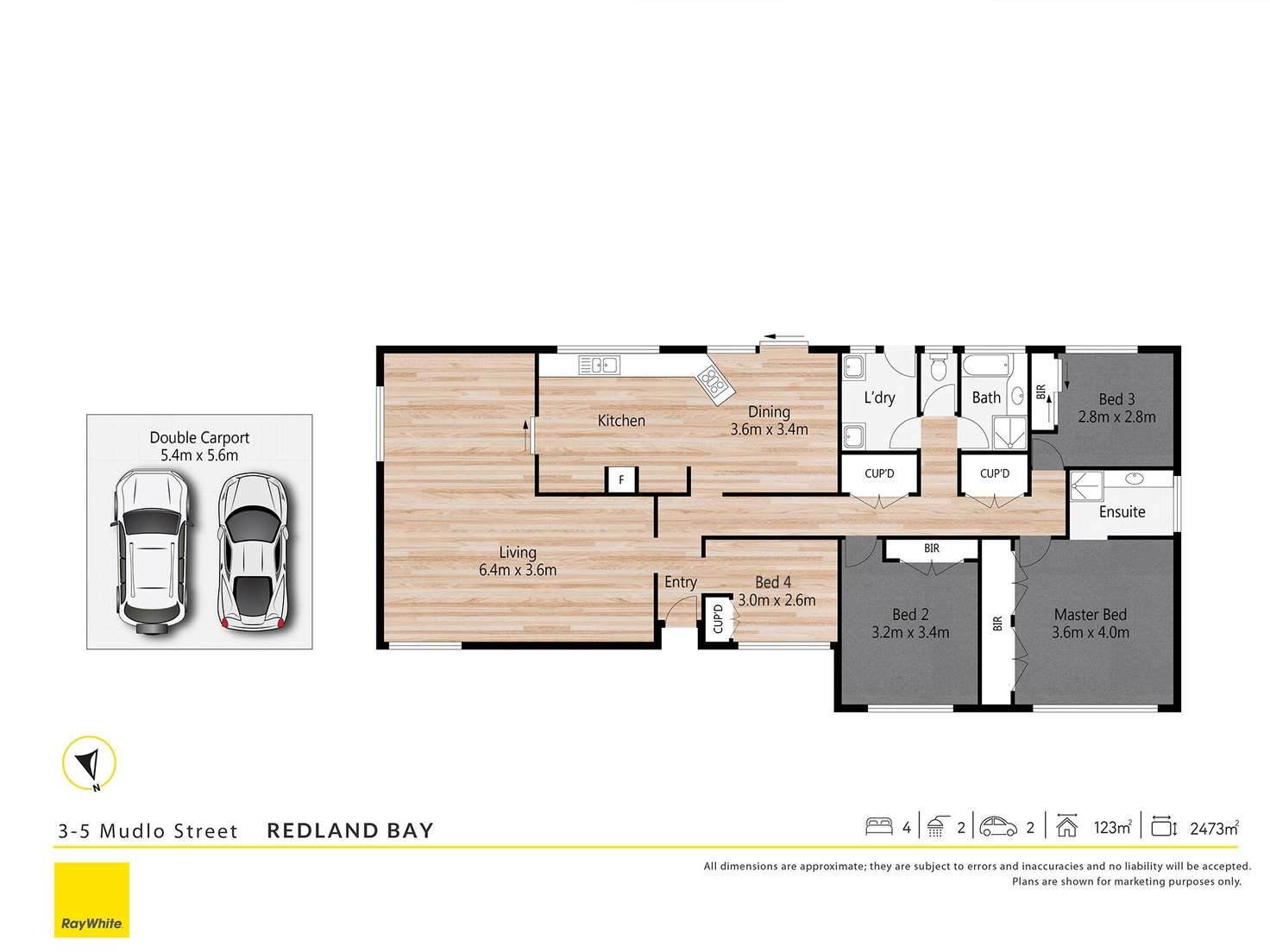 Floorplan of Homely house listing, 3-5 Mudlo Street, Redland Bay QLD 4165