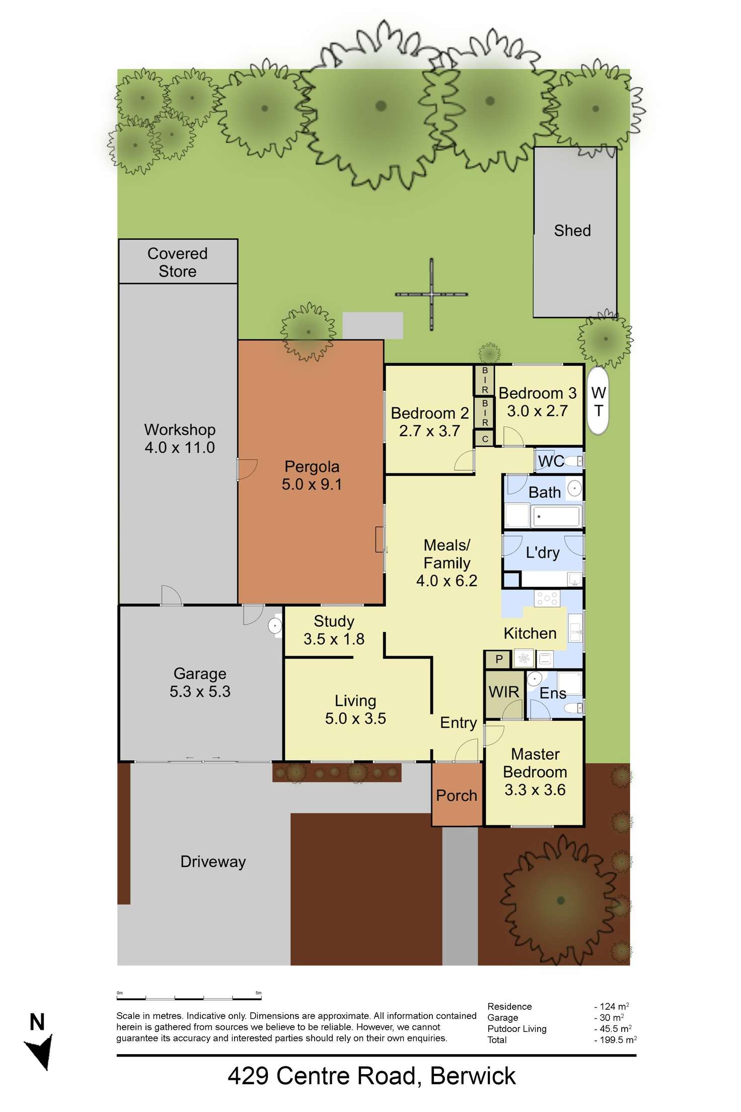 Floorplan of Homely house listing, 429 Centre Road, Berwick VIC 3806