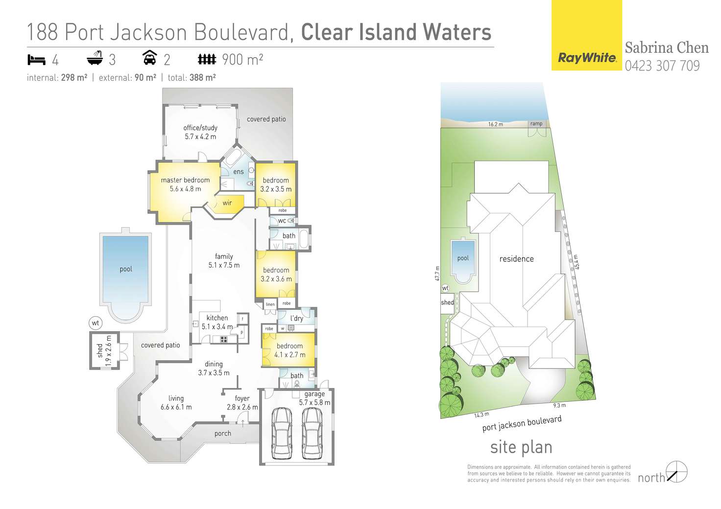 Floorplan of Homely house listing, 188 Port Jackson Boulevard, Clear Island Waters QLD 4226