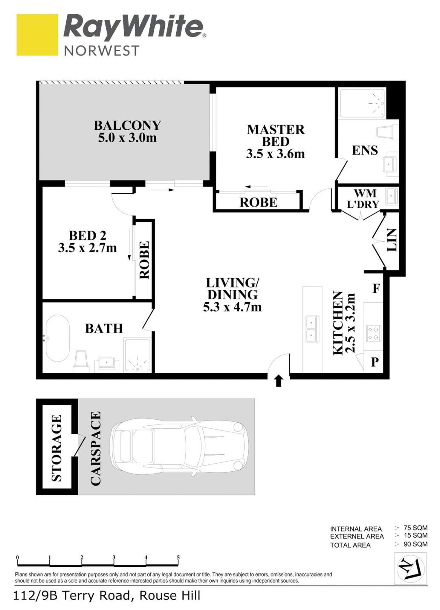 Floorplan of Homely apartment listing, 112/9B Terry Road, Rouse Hill NSW 2155