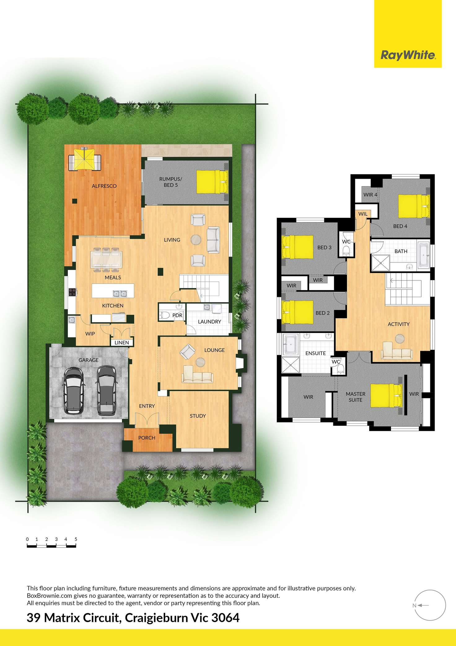 Floorplan of Homely house listing, 39 Matrix Circuit, Craigieburn VIC 3064