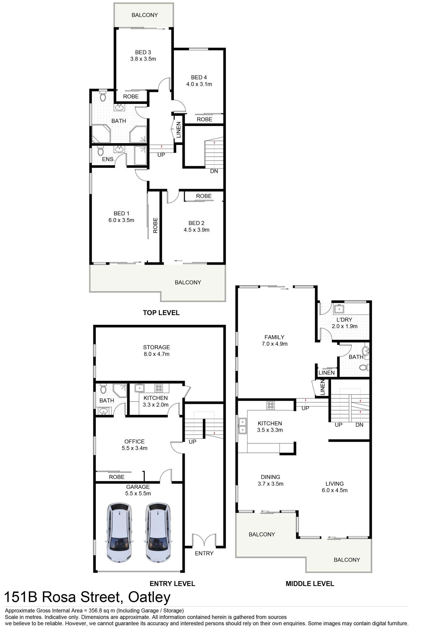 Floorplan of Homely house listing, 151b Rosa Street, Oatley NSW 2223