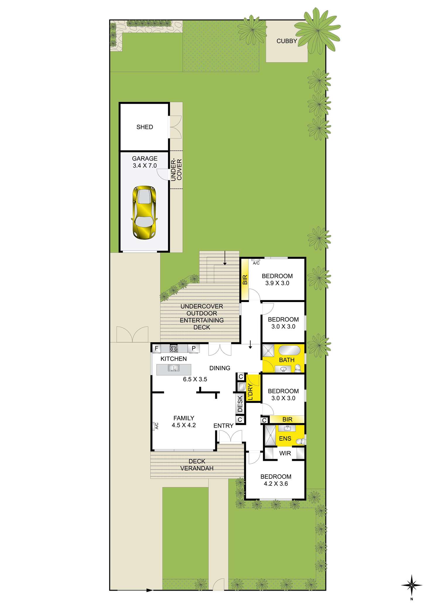 Floorplan of Homely house listing, 67 Laura Avenue, Belmont VIC 3216