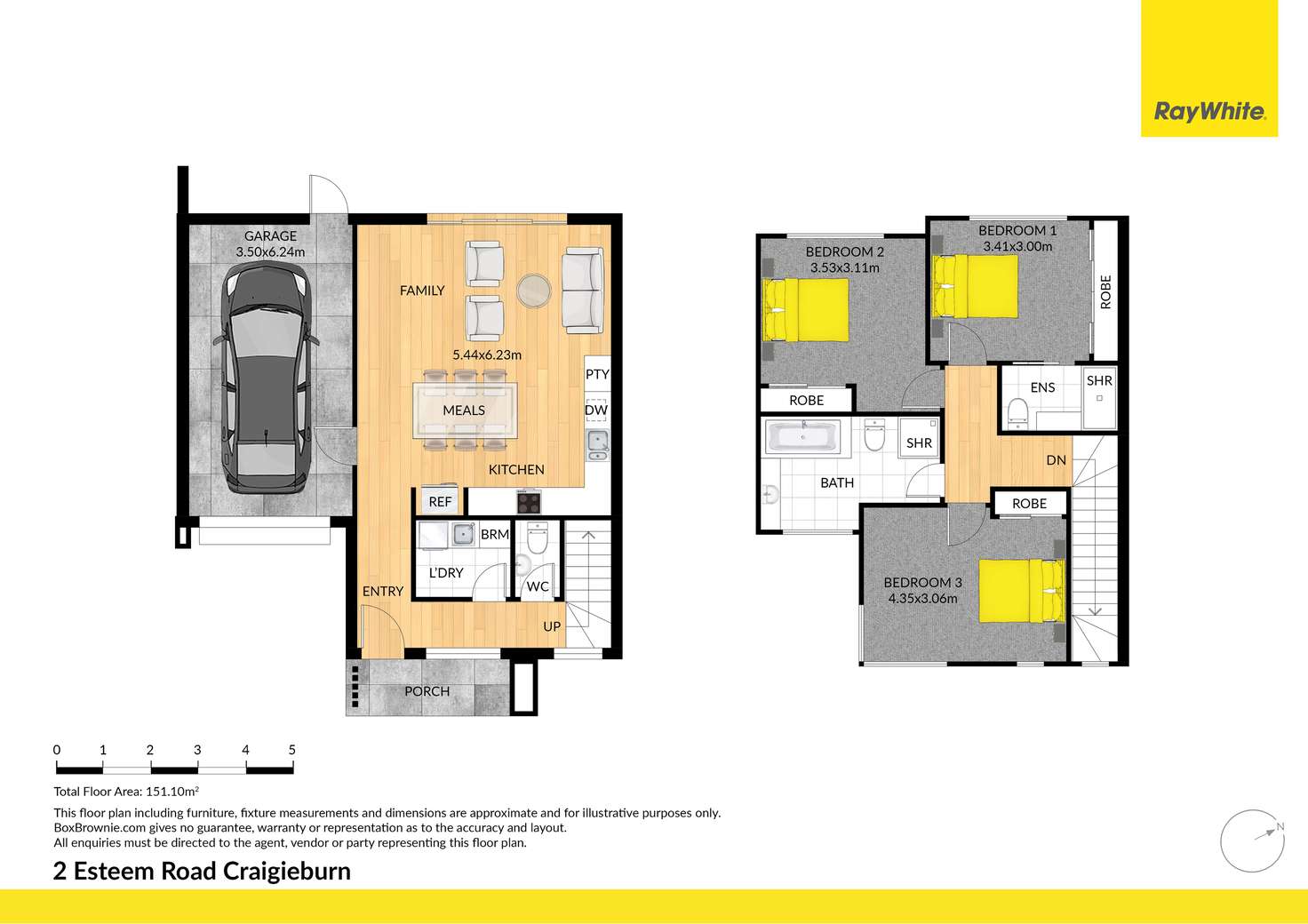 Floorplan of Homely townhouse listing, 2 Esteem Road, Craigieburn VIC 3064