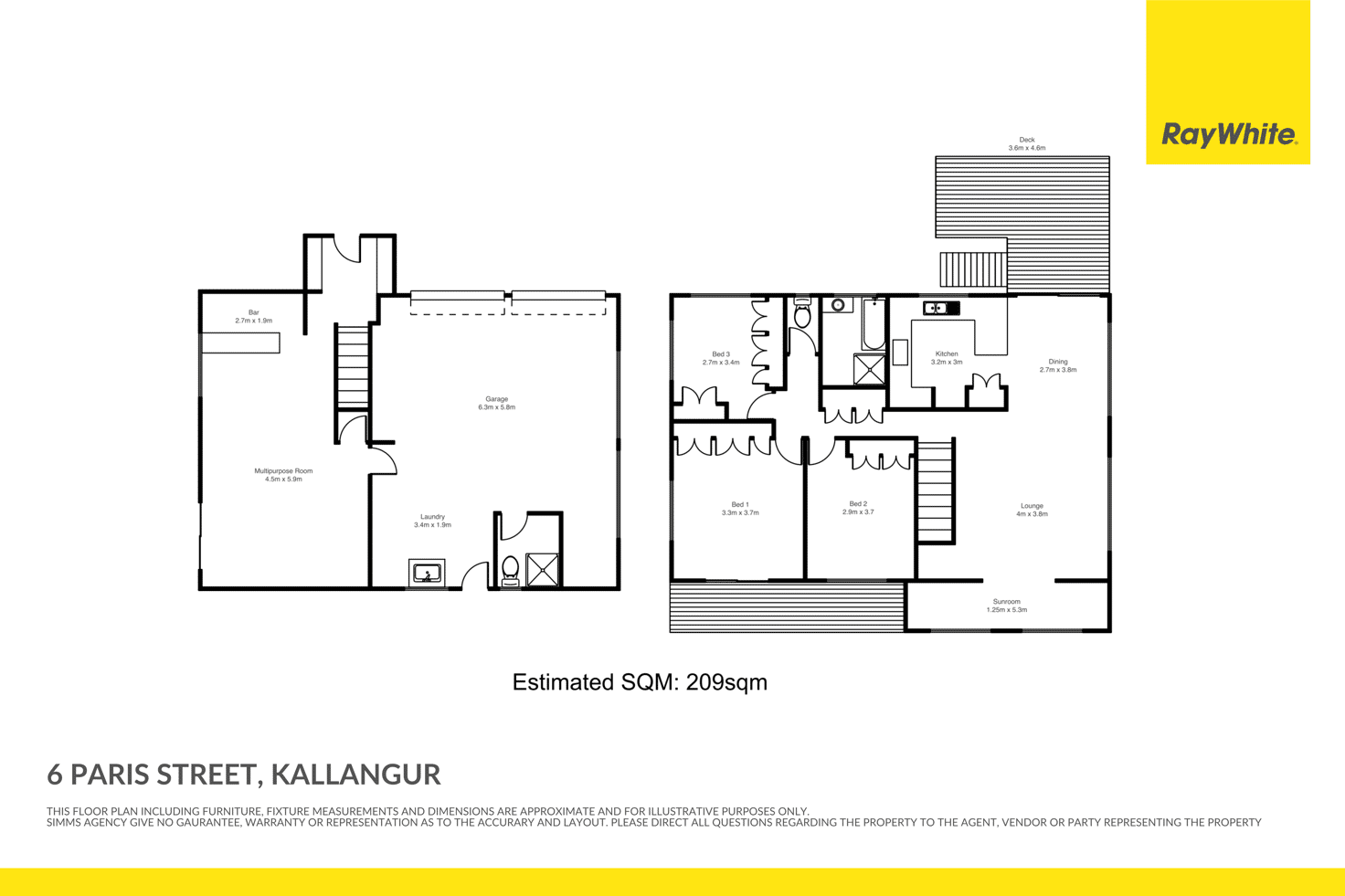 Floorplan of Homely house listing, 6 Paris Street, Kallangur QLD 4503