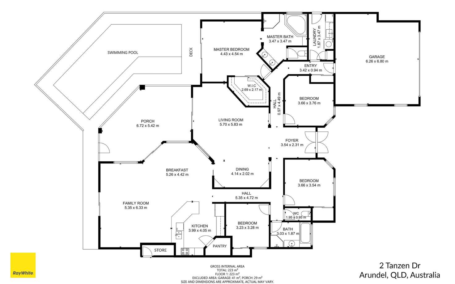 Floorplan of Homely house listing, 2 Tanzen Drive, Arundel QLD 4214