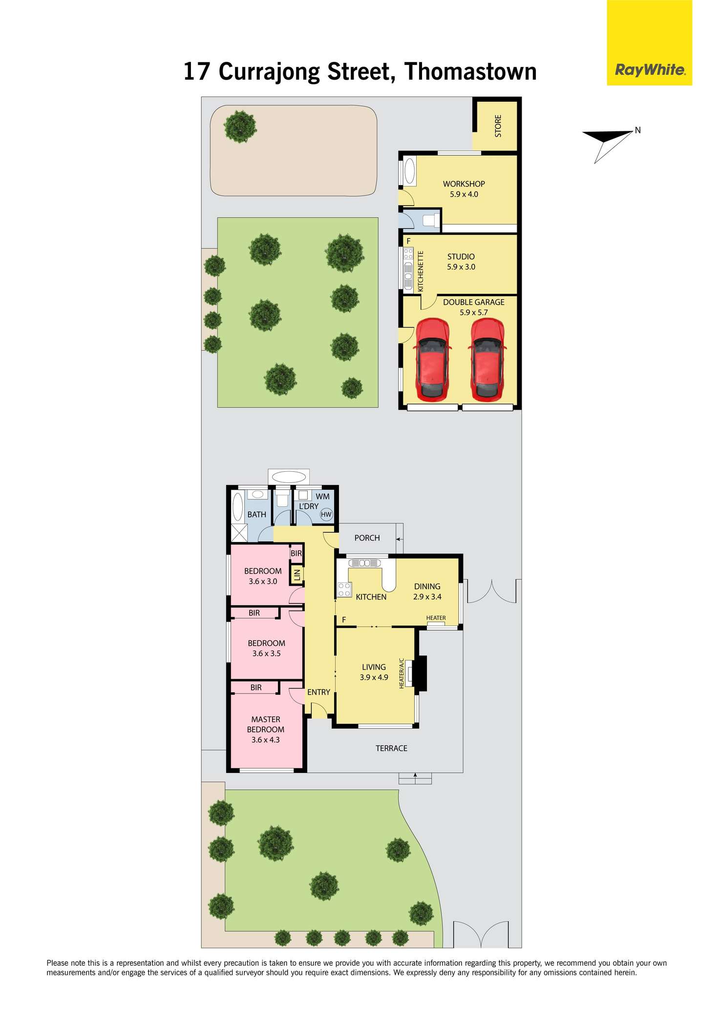 Floorplan of Homely house listing, 17 Currajong Street, Thomastown VIC 3074