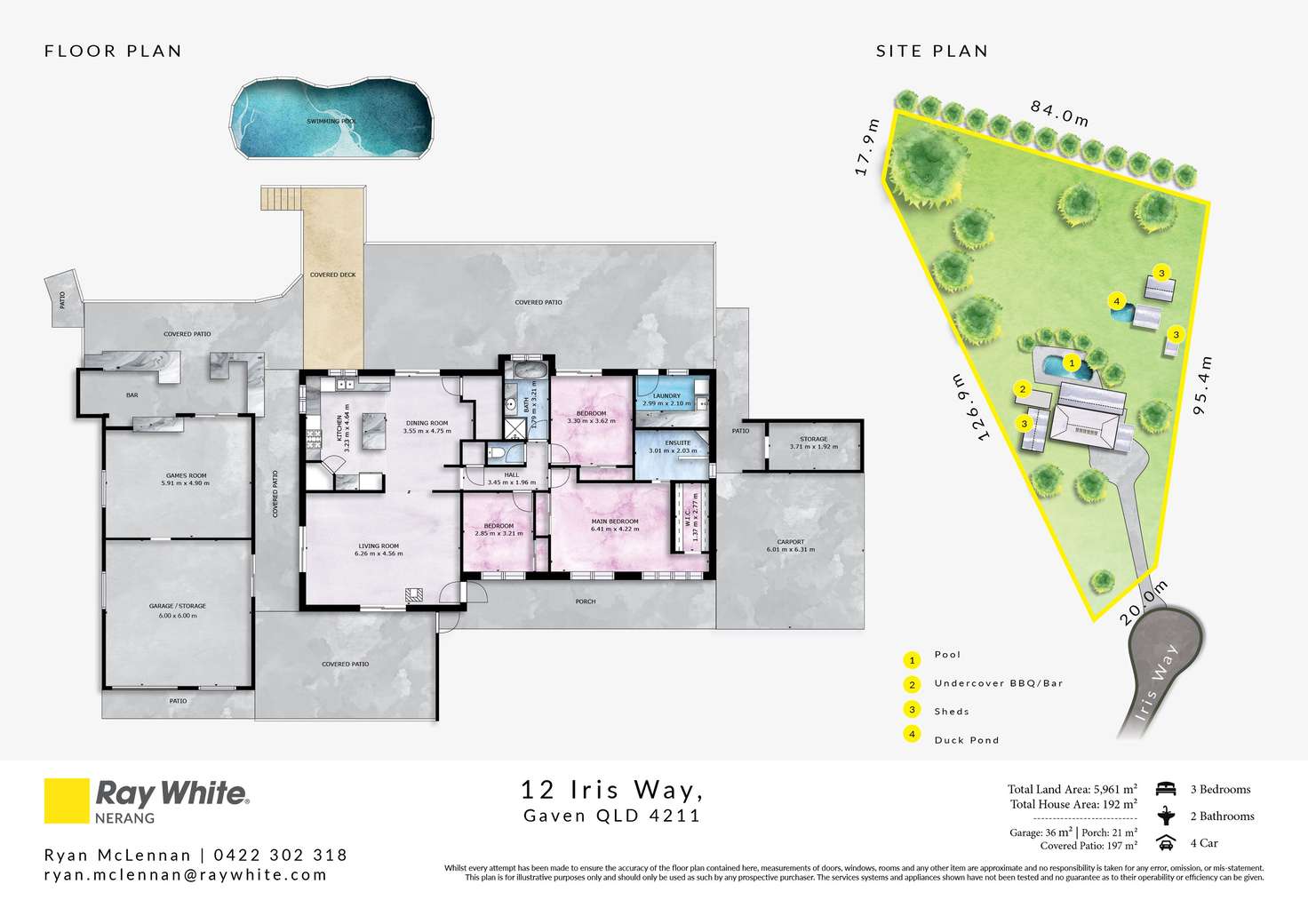 Floorplan of Homely house listing, 12 Iris Way, Gaven QLD 4211