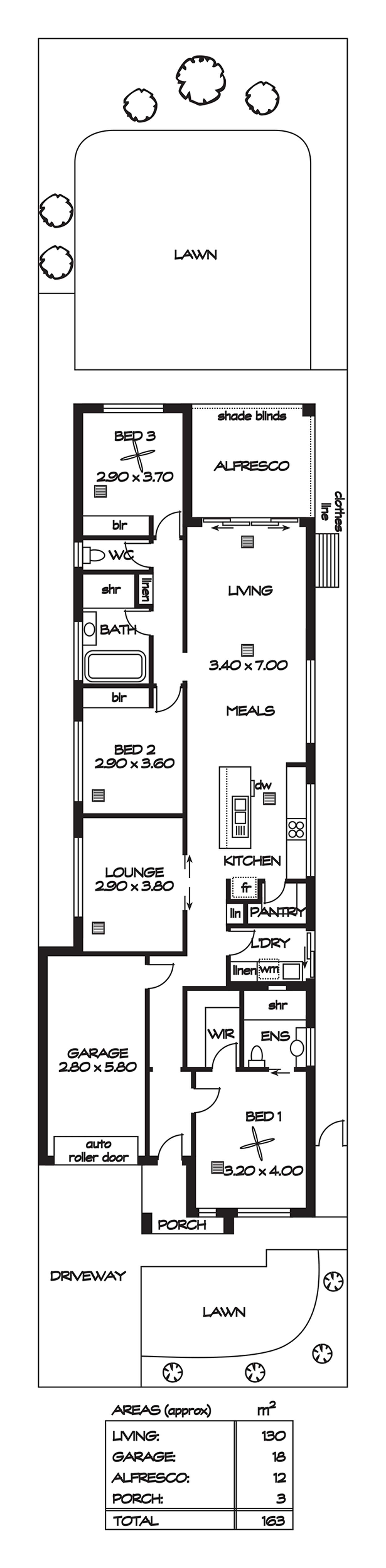 Floorplan of Homely house listing, 51A Dundee Avenue, Holden Hill SA 5088