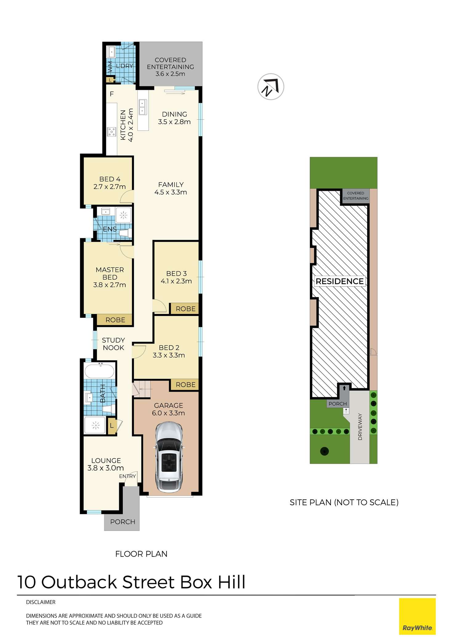 Floorplan of Homely house listing, 10 Outback Street, Box Hill NSW 2765