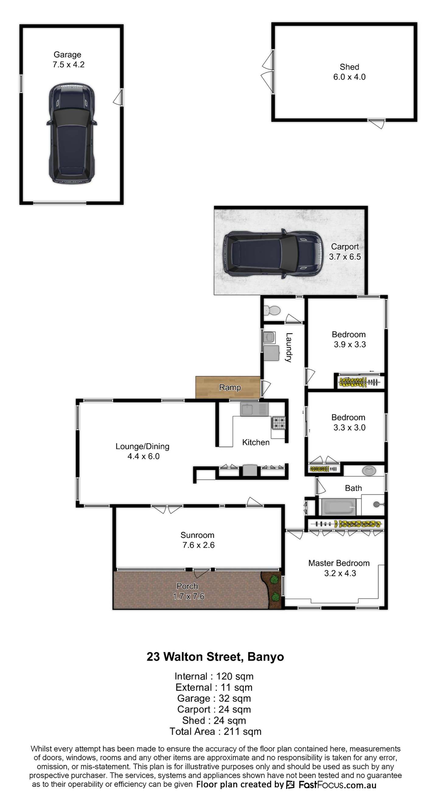Floorplan of Homely house listing, 23 Walton Street, Banyo QLD 4014