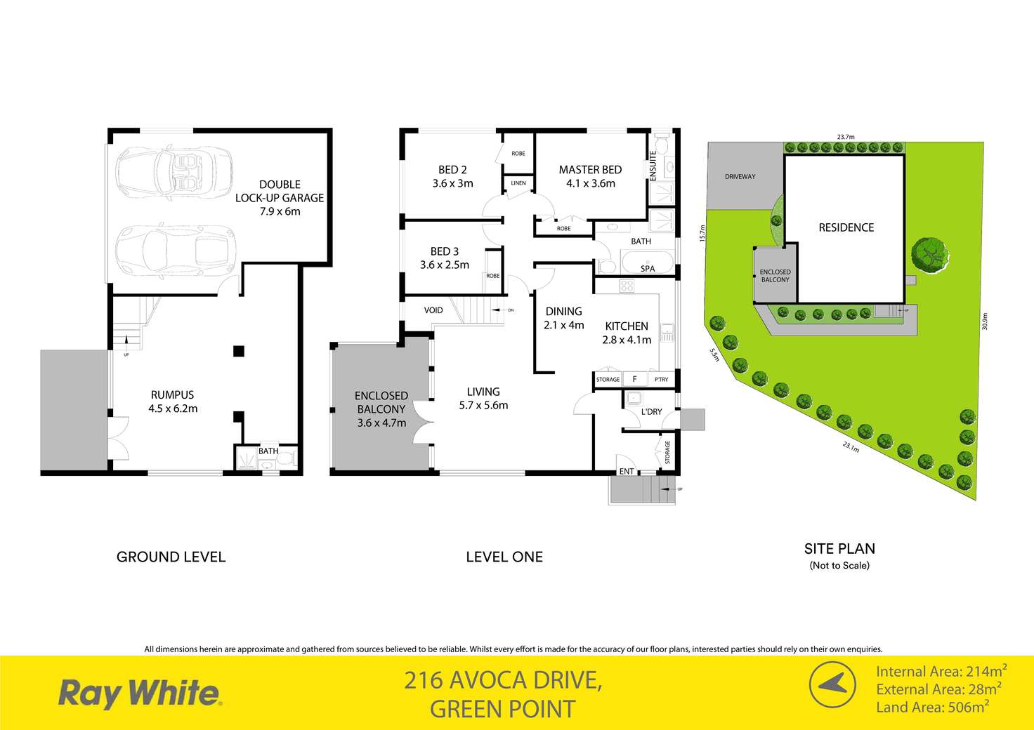 Floorplan of Homely house listing, 216 Avoca Drive, Green Point NSW 2251