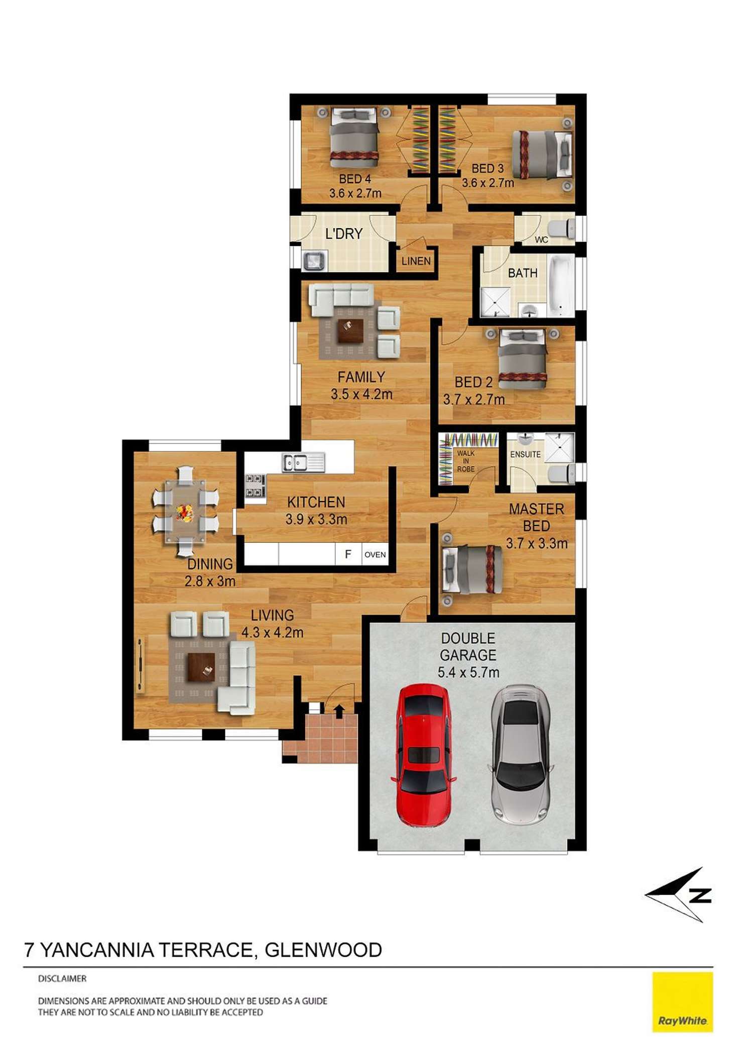 Floorplan of Homely house listing, 7 Yancannia Terrace, Glenwood NSW 2768
