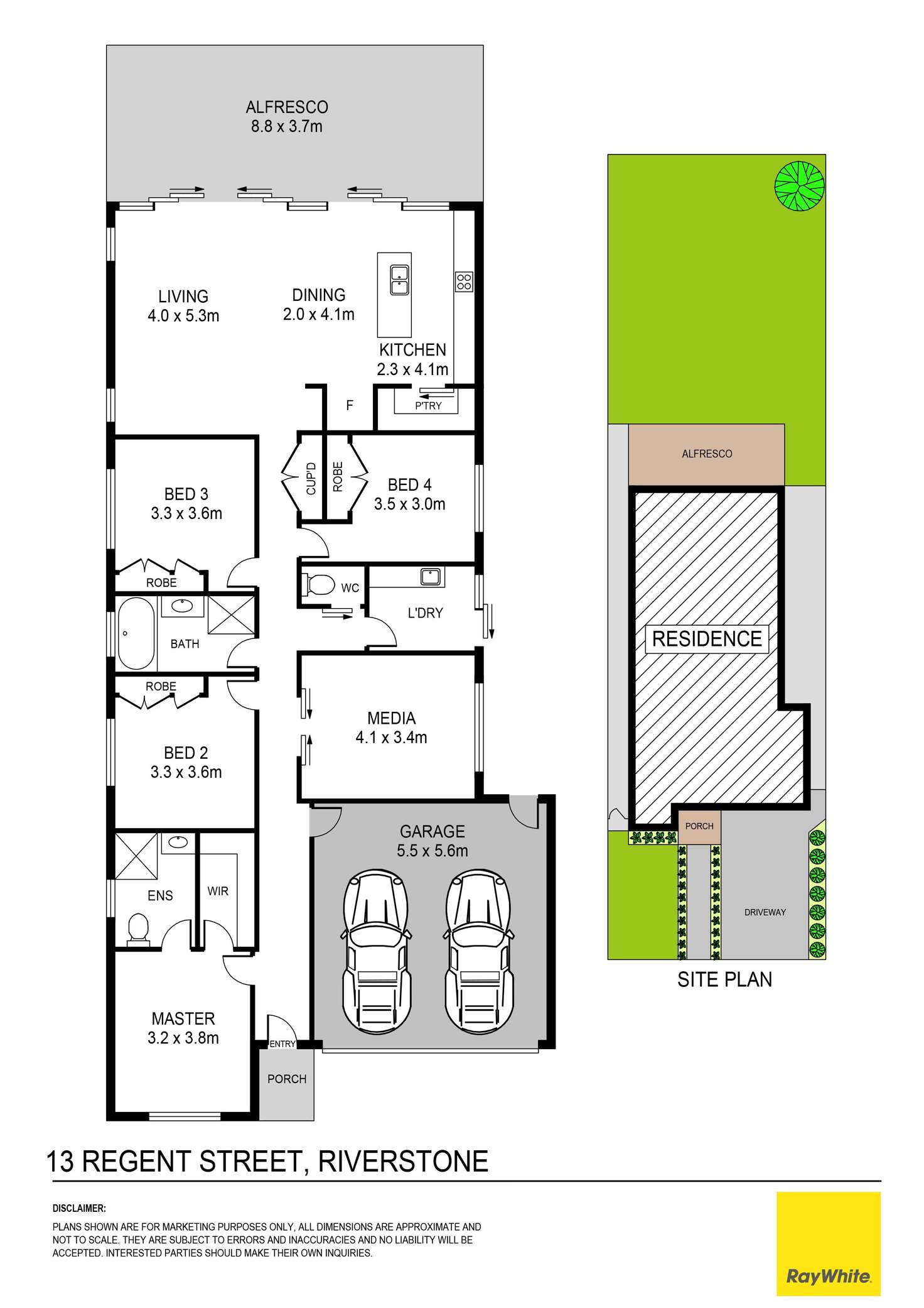 Floorplan of Homely house listing, 13 Regent Street, Riverstone NSW 2765