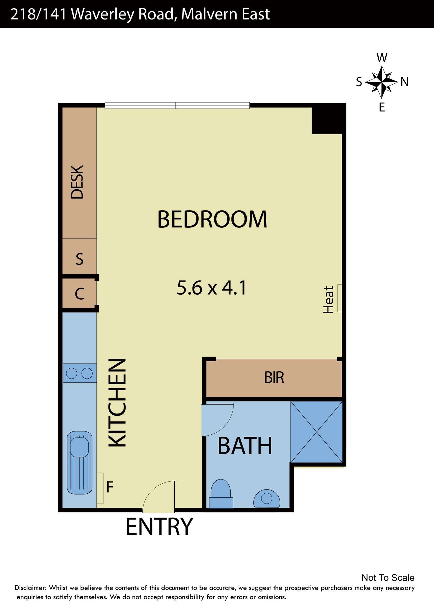 Floorplan of Homely apartment listing, 218/141 Waverley Road, Malvern East VIC 3145