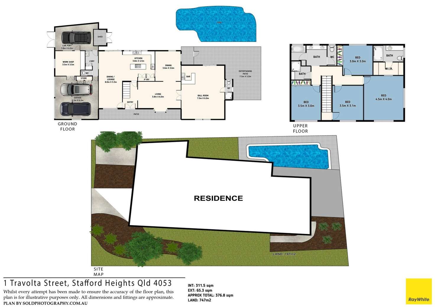 Floorplan of Homely house listing, 1 Travolta Street, Stafford Heights QLD 4053