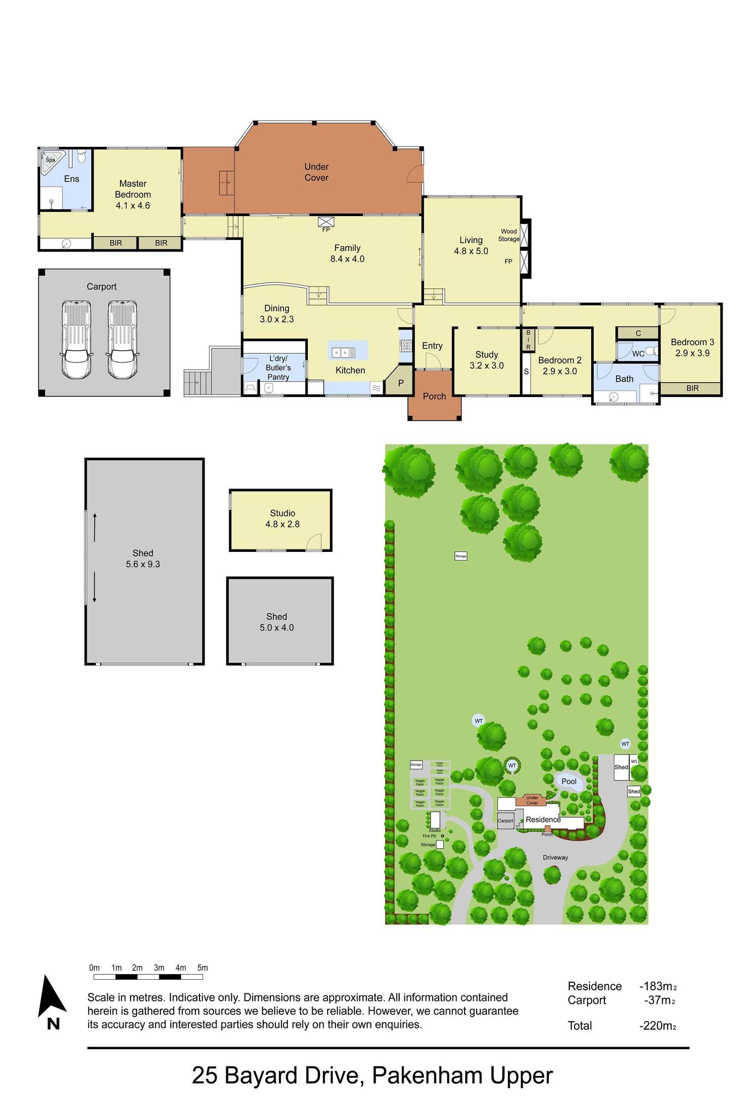 Floorplan of Homely house listing, 25 Bayard Drive, Pakenham Upper VIC 3810