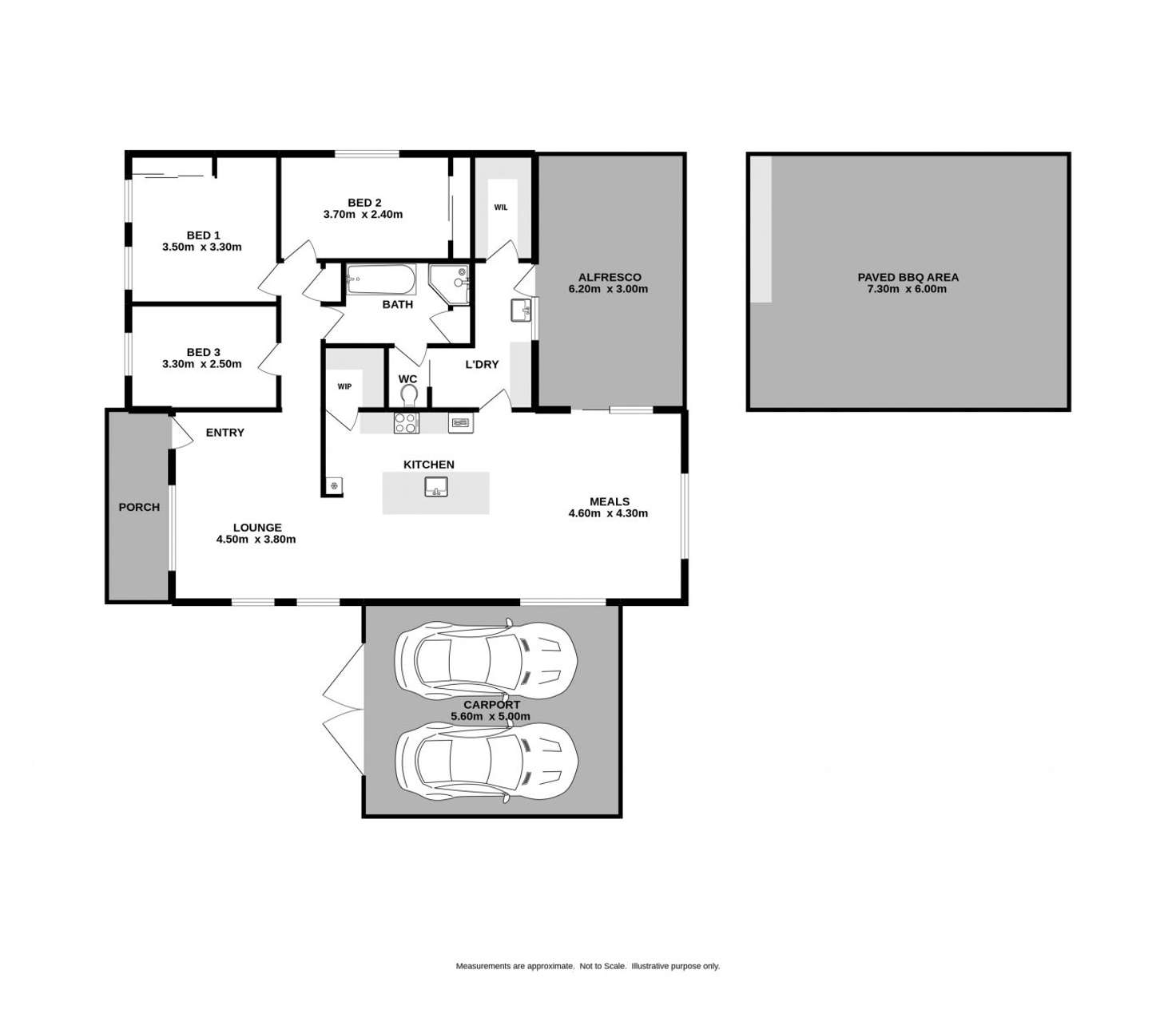 Floorplan of Homely house listing, 281 Cheyenne Drive, Lavington NSW 2641