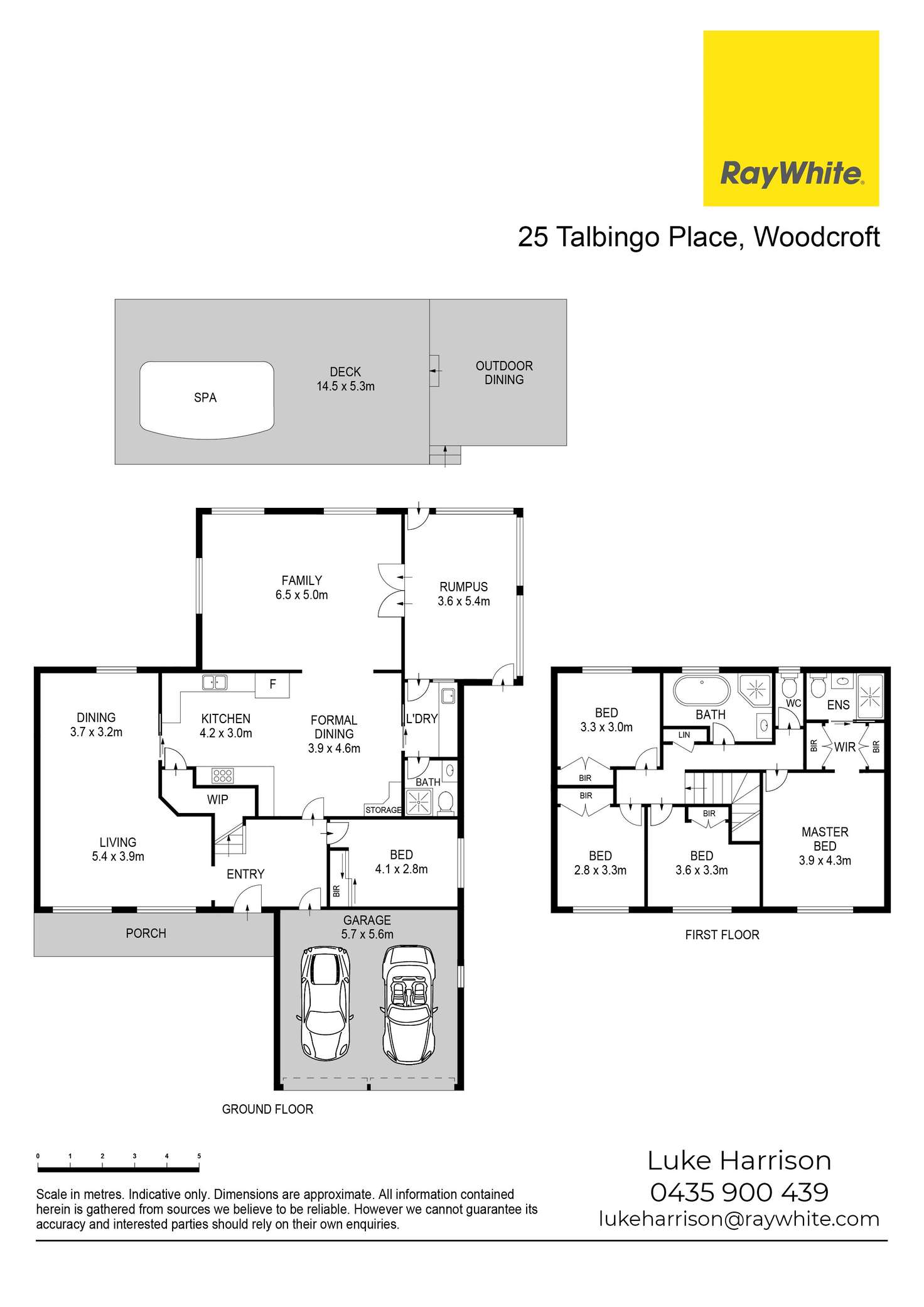 Floorplan of Homely house listing, 25 Talbingo Place, Woodcroft NSW 2767