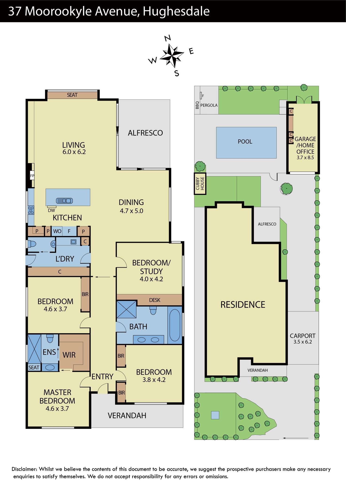 Floorplan of Homely house listing, 37 Moorookyle Avenue, Hughesdale VIC 3166