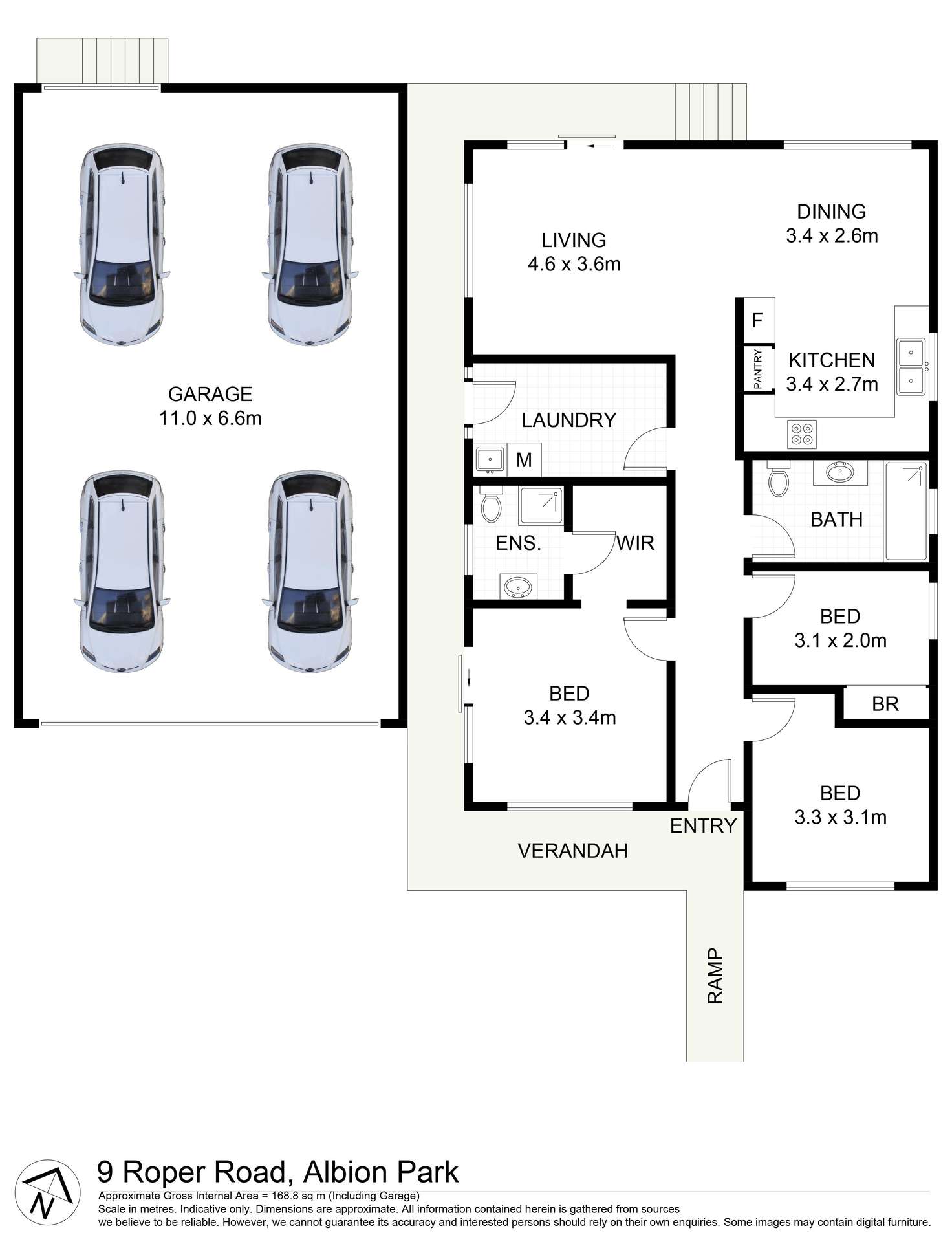 Floorplan of Homely house listing, 9 Roper Road, Albion Park NSW 2527