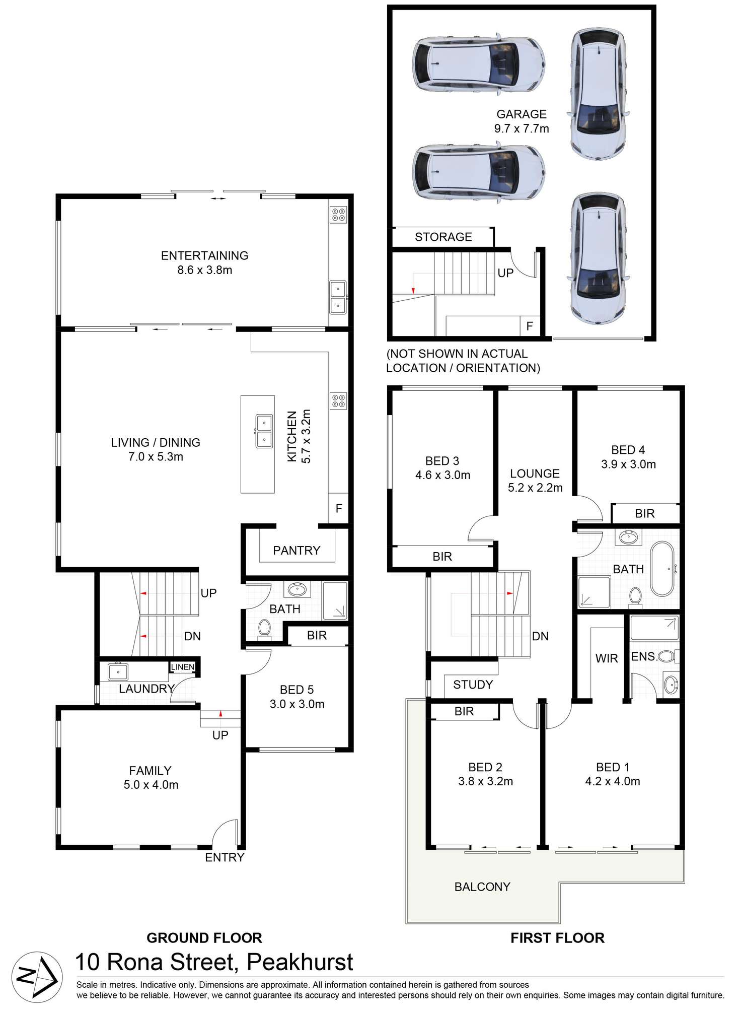 Floorplan of Homely house listing, 10 Rona Street, Peakhurst NSW 2210