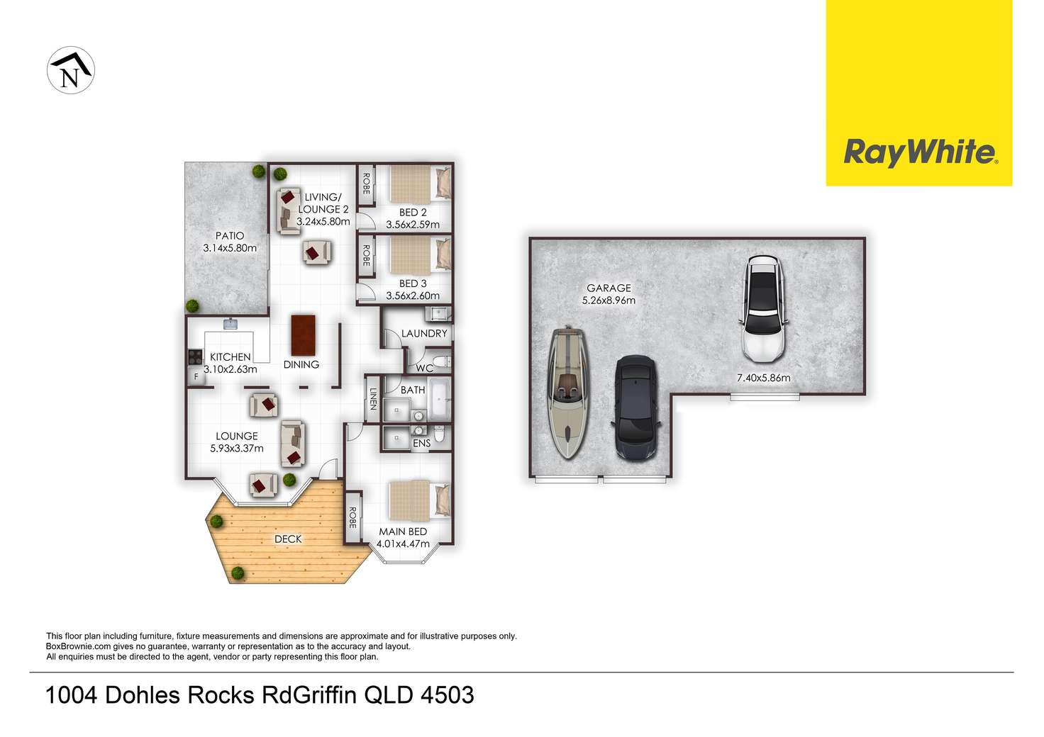 Floorplan of Homely house listing, 1004 Dohles Rocks Road, Griffin QLD 4503