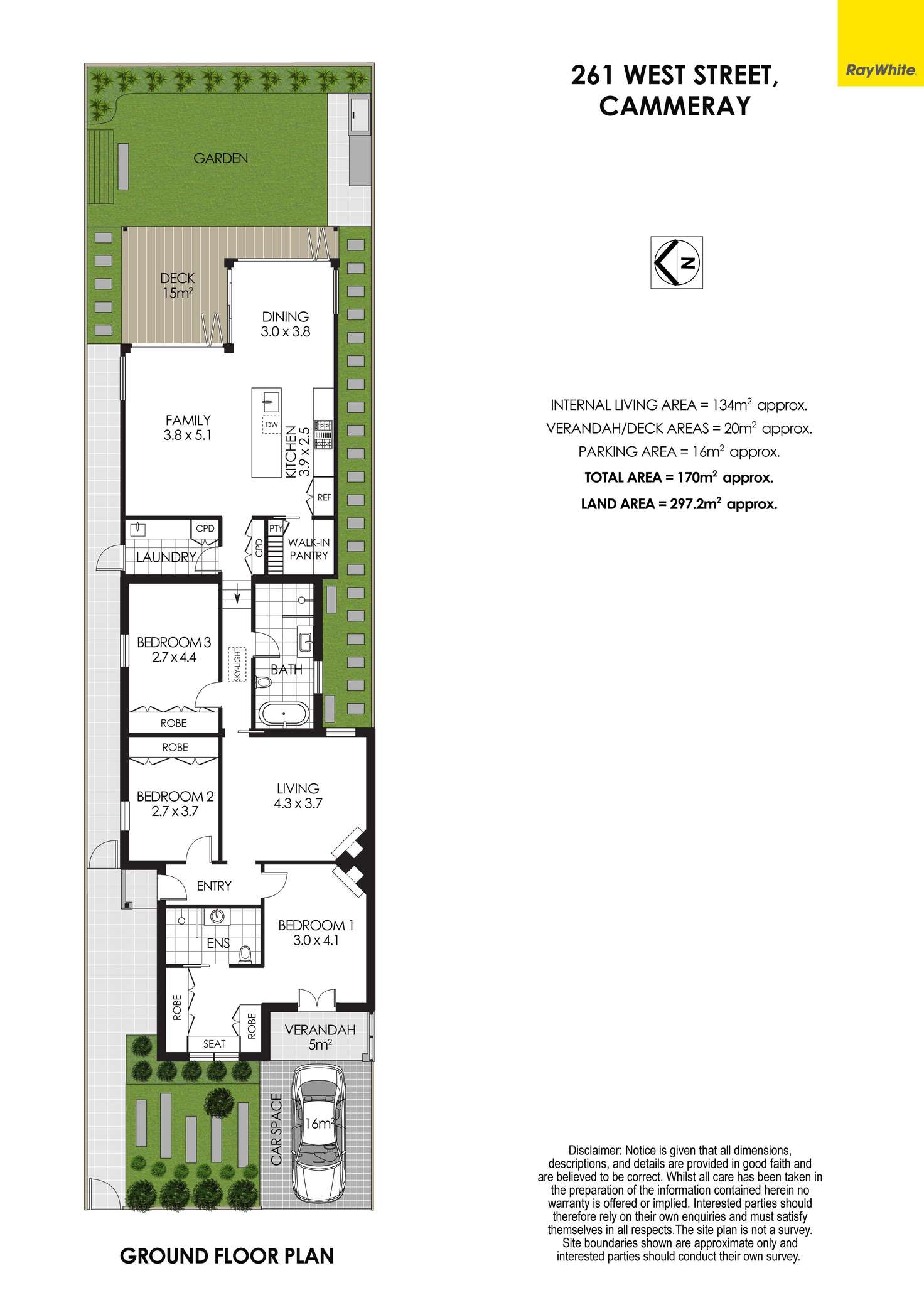 Floorplan of Homely house listing, 261 West Street, Cammeray NSW 2062