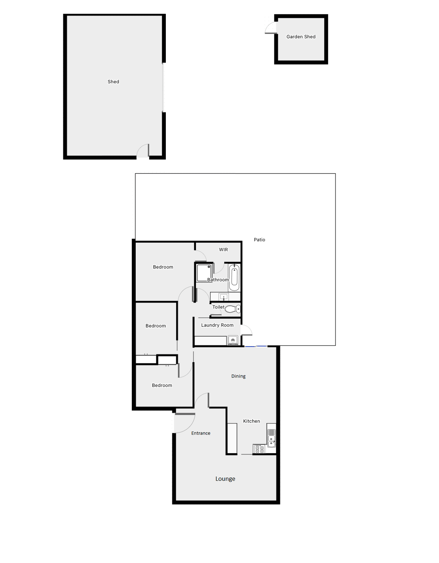 Floorplan of Homely house listing, 3 Crane Drive, Buronga NSW 2739