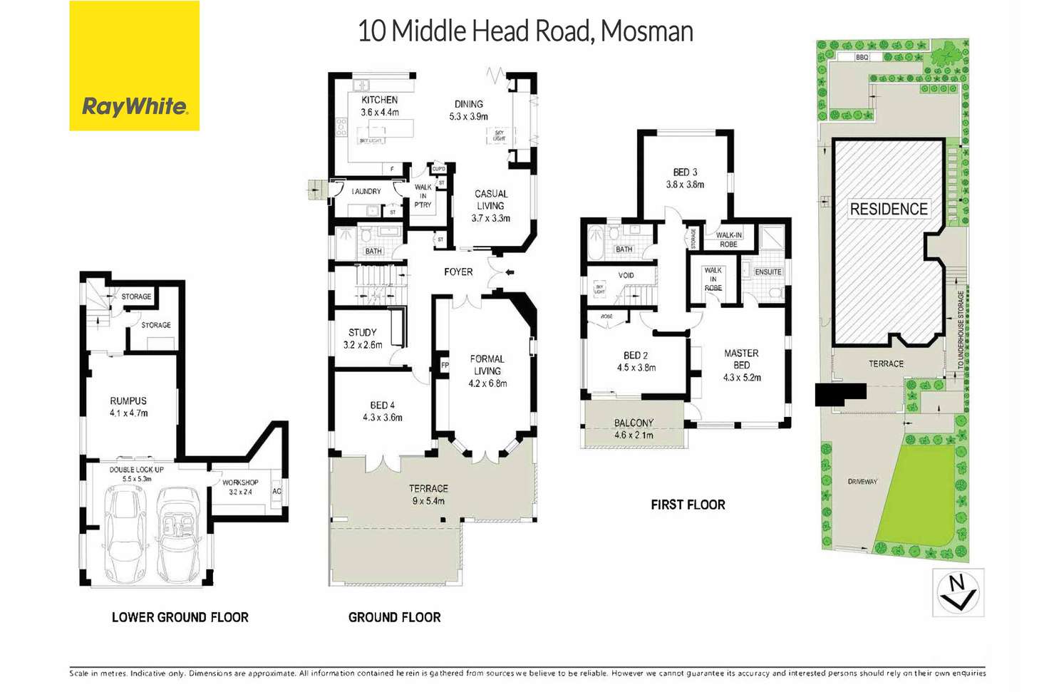Floorplan of Homely house listing, 10 Middle Head Road, Mosman NSW 2088
