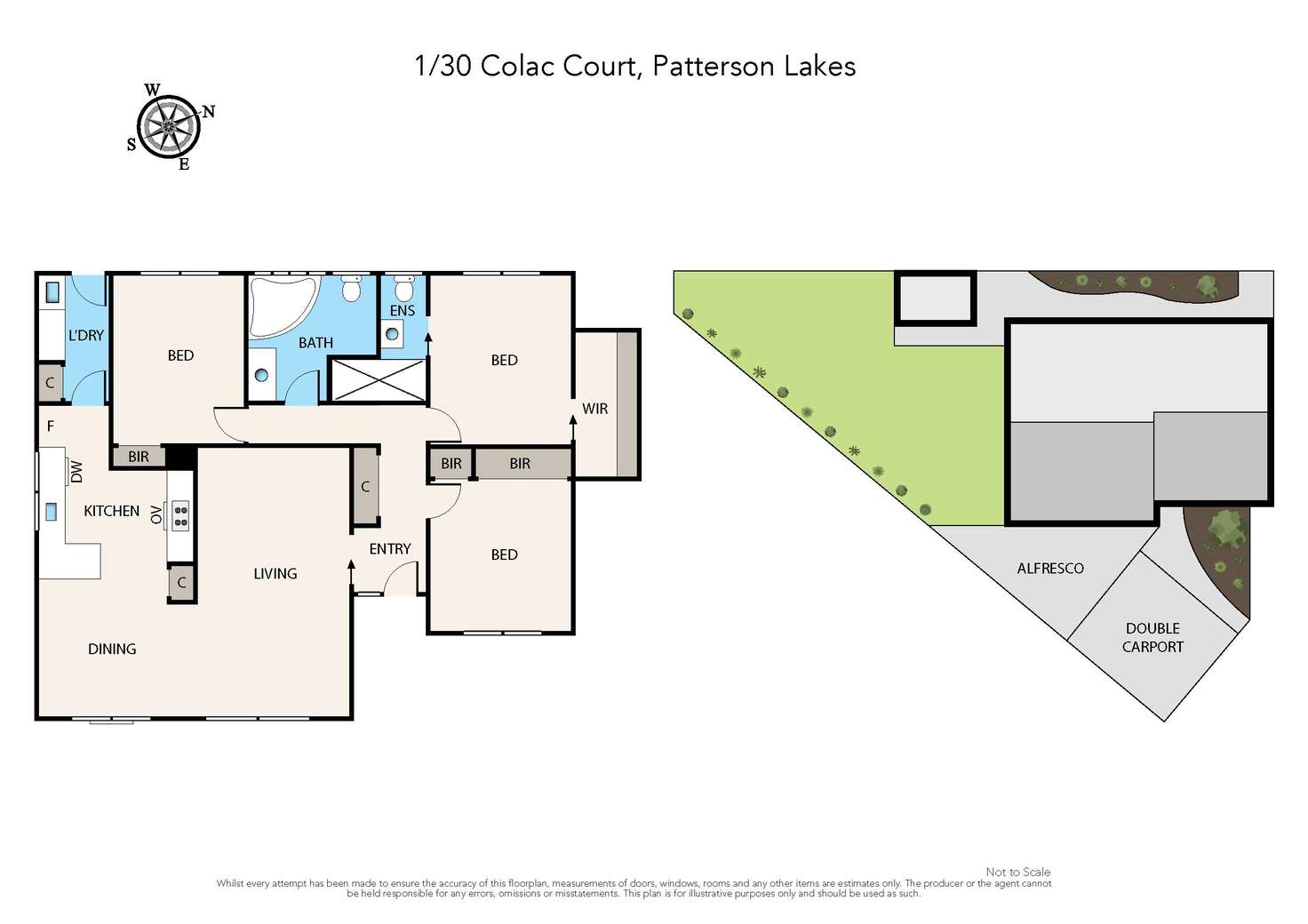 Floorplan of Homely house listing, 1/30 Colac Court, Patterson Lakes VIC 3197