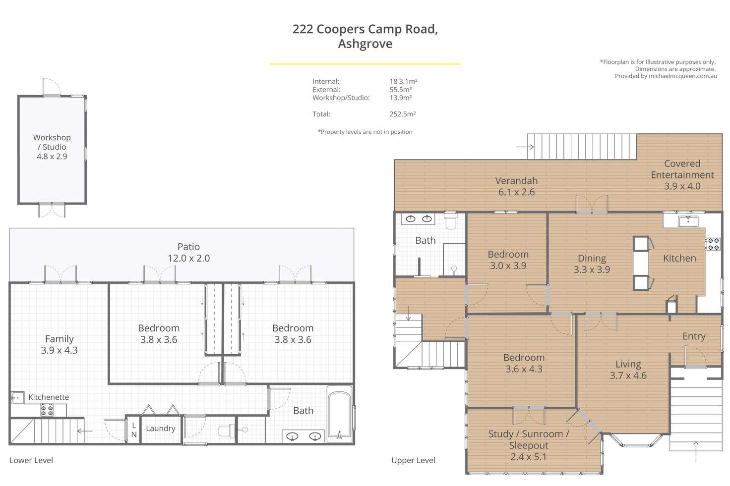 Floorplan of Homely house listing, 222 Coopers Camp Road, Ashgrove QLD 4060