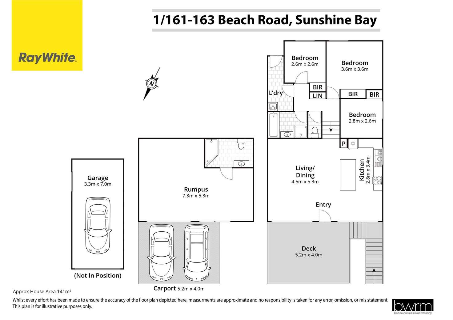 Floorplan of Homely house listing, 1/161-163 Beach Road, Sunshine Bay NSW 2536