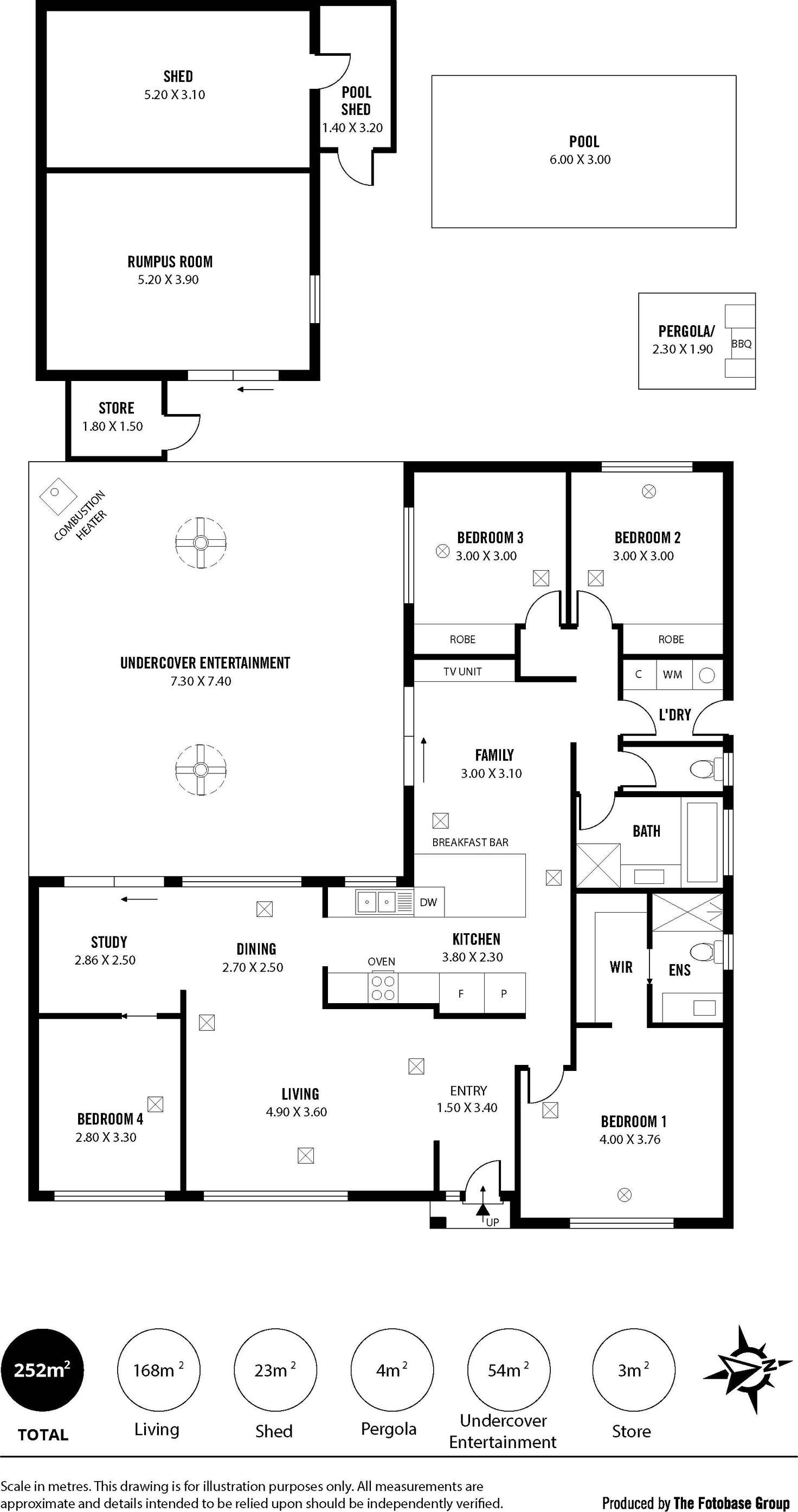 Floorplan of Homely house listing, 3 Hartland Avenue, Christie Downs SA 5164