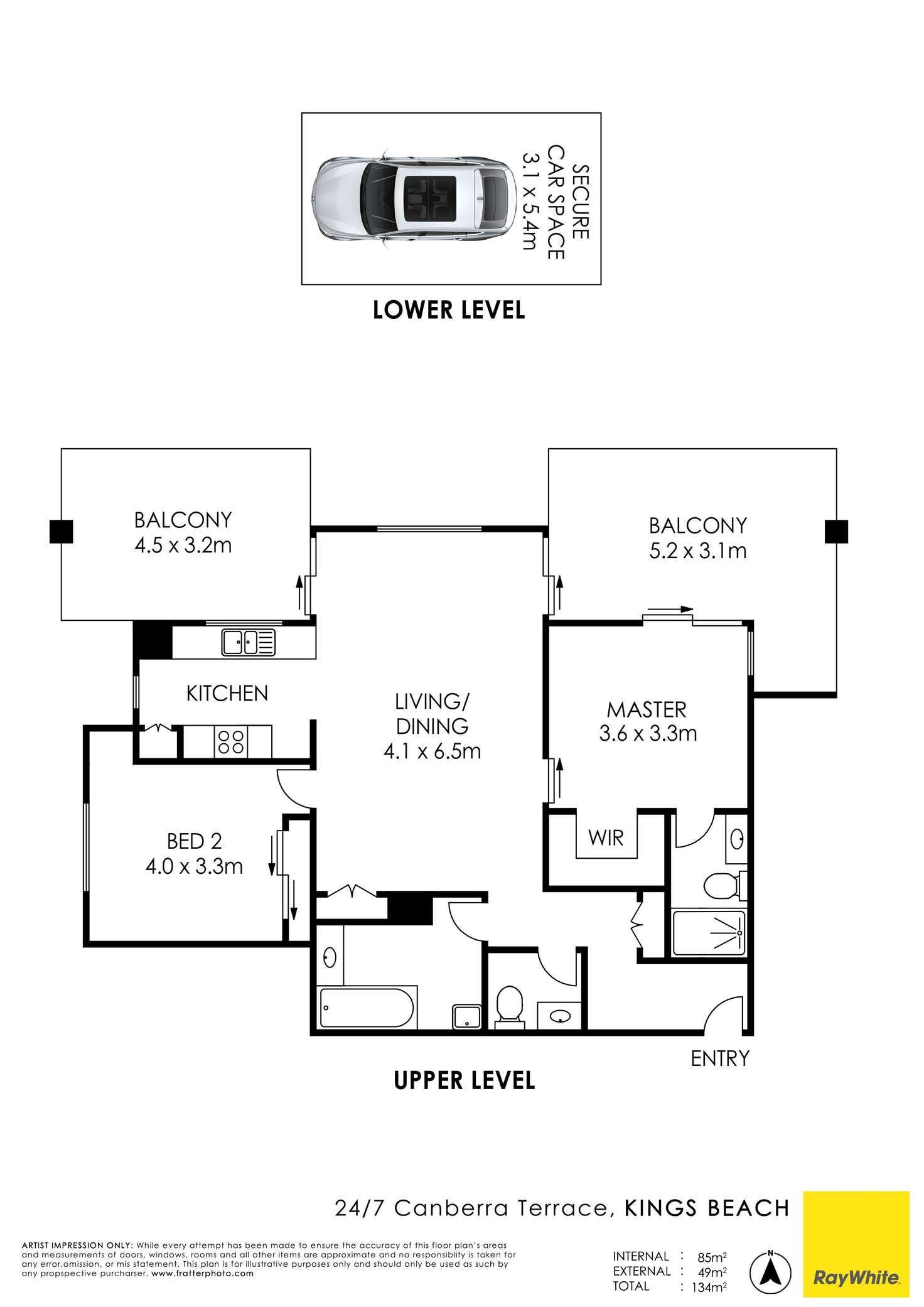 Floorplan of Homely unit listing, Unit 24/7 Canberra Terrace, Kings Beach QLD 4551