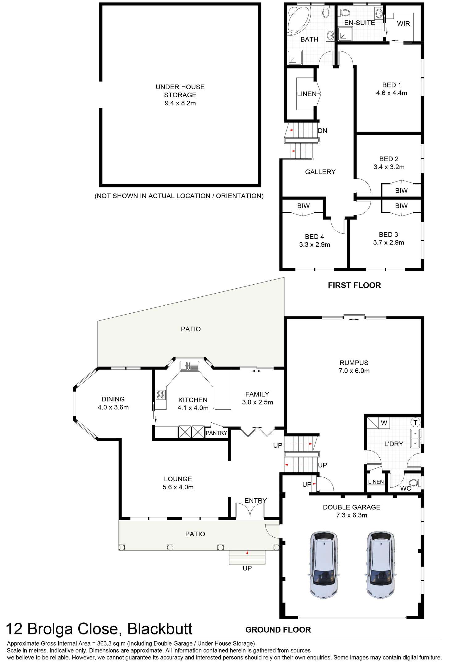 Floorplan of Homely house listing, 12 Brolga Close, Blackbutt NSW 2529