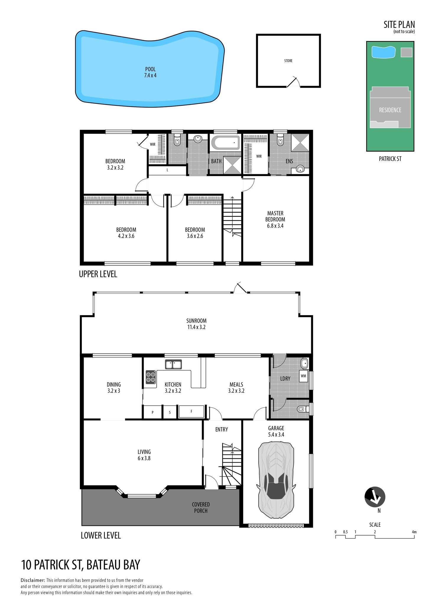 Floorplan of Homely house listing, 10 Patrick Street, Bateau Bay NSW 2261