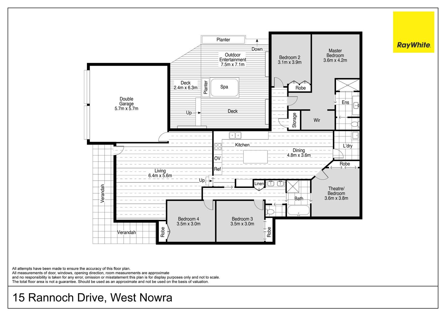 Floorplan of Homely house listing, 15 Rannoch Drive, West Nowra NSW 2541
