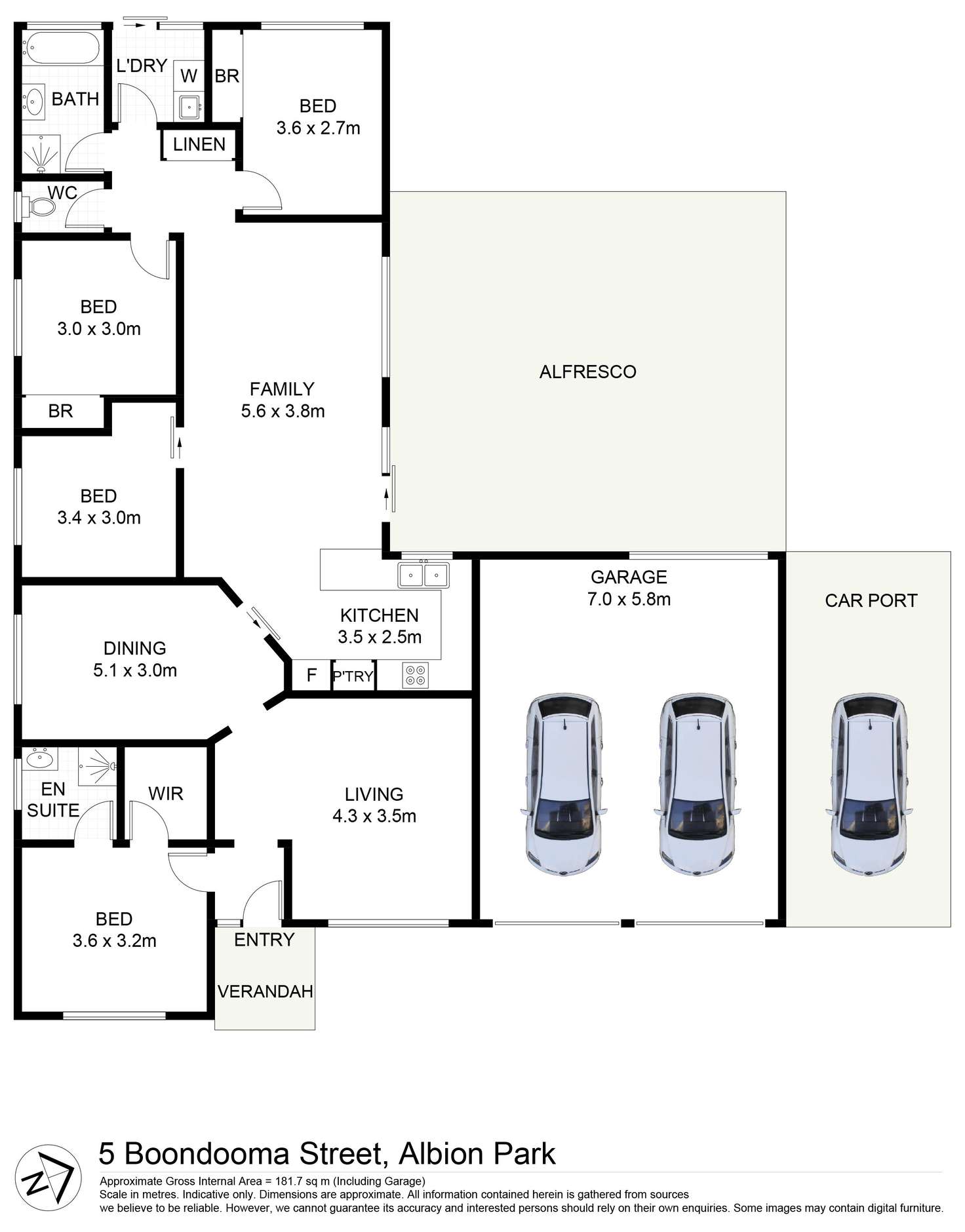 Floorplan of Homely house listing, 5 Boondooma Street, Albion Park NSW 2527