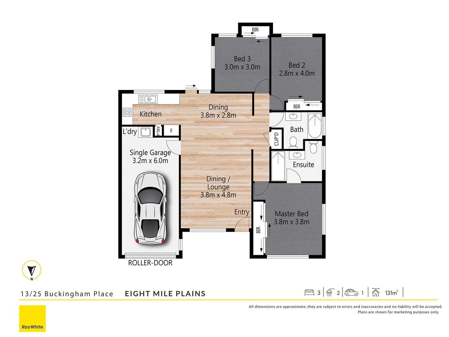 Floorplan of Homely villa listing, 13/25 Buckingham Place, Eight Mile Plains QLD 4113