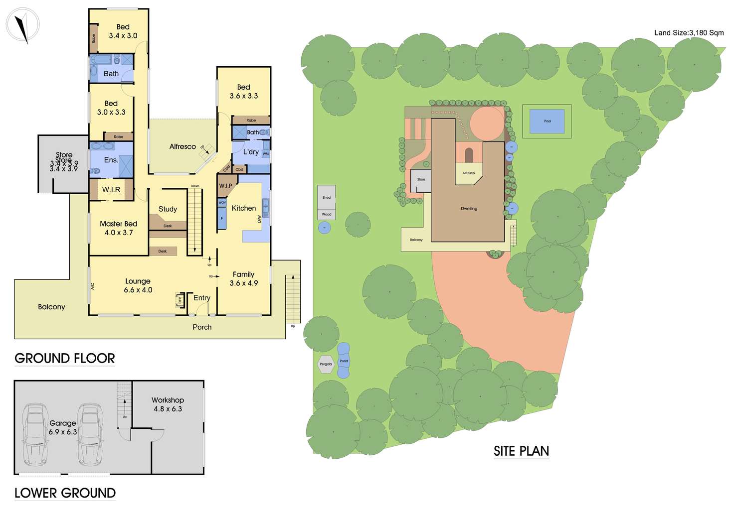 Floorplan of Homely house listing, 1 Caroline Crescent, Hurstbridge VIC 3099