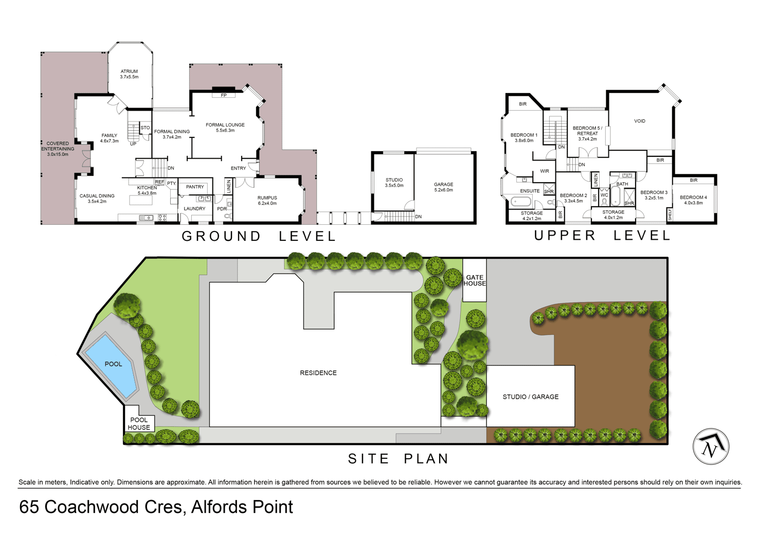 Floorplan of Homely house listing, 65 Coachwood Crescent, Alfords Point NSW 2234