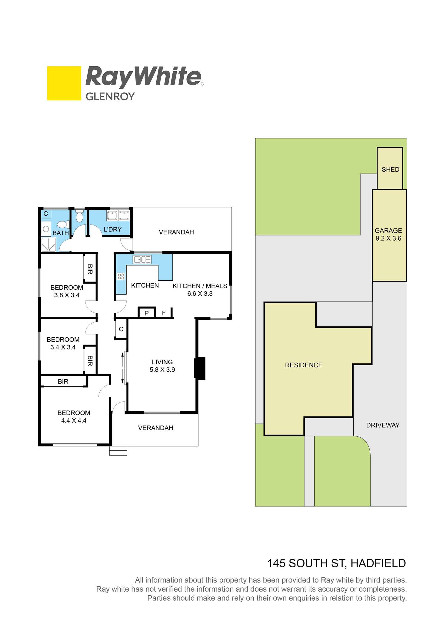 Floorplan of Homely house listing, 145 South Street, Hadfield VIC 3046