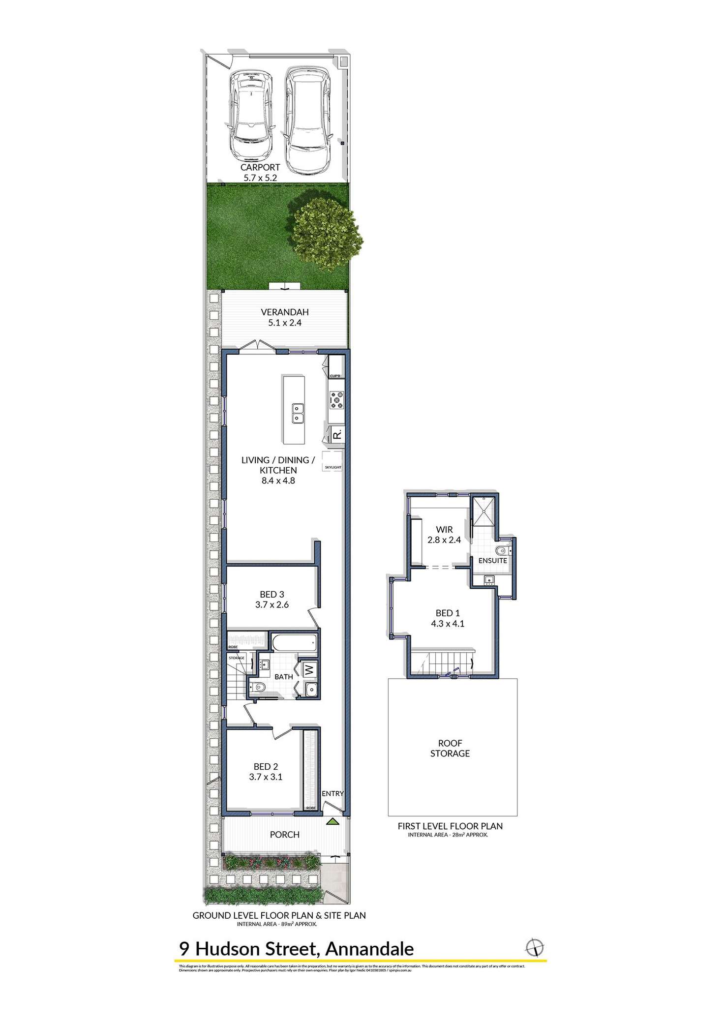 Floorplan of Homely house listing, 9 Hudson Street, Annandale NSW 2038